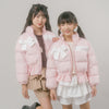 【CHIPIE】"軽ポカ"ビッグリボンショート中綿ジャケット