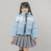 【CHIPIE】"軽ポカ"ビッグリボンショート中綿ジャケット