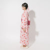 【被るだけ簡単＆アレンジ自在】ニュアンスフラワーワンピ浴衣（桃華）+兵児帯2点セット