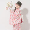 【被るだけ簡単＆アレンジ自在】ニュアンスフラワーワンピ浴衣（桃華）+兵児帯2点セット