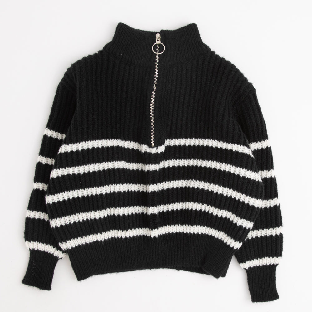 ハーフジップボーダーニット|子供服・キッズファッション通販 - URBAN  