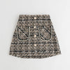 ツイード台形スカート