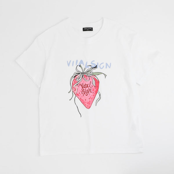 ストロベリープリントオーバーサイズTシャツ