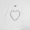 ハートレタリングプリントオーバーサイズTシャツ