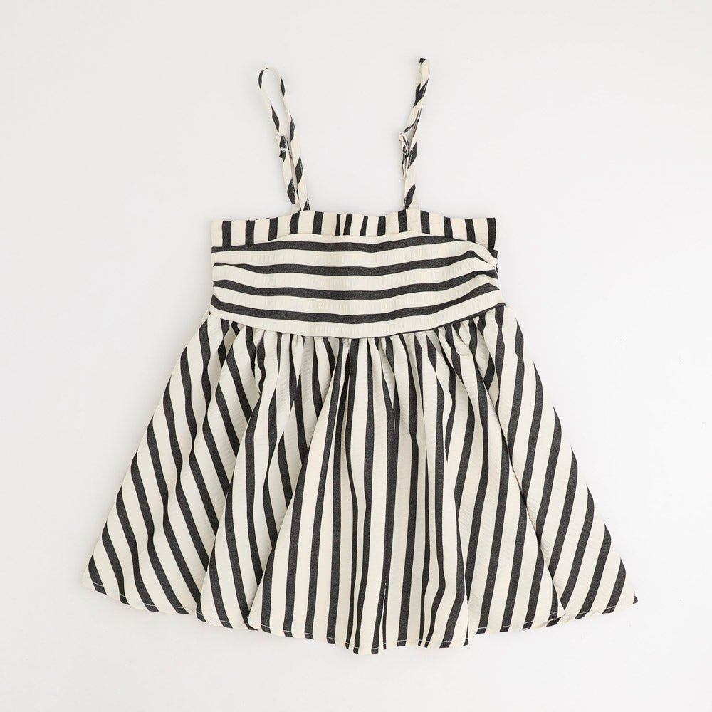 ストライプフレアキャミワンピース