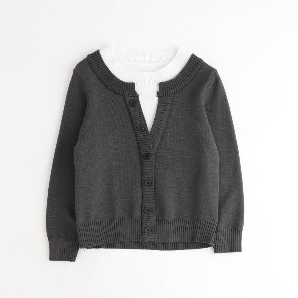 インナードッキングカーディガン