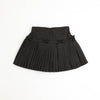 【インナーパンツ付き】ミニベロアリボンデザインプリーツスカート
