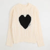 ハートデザインニット