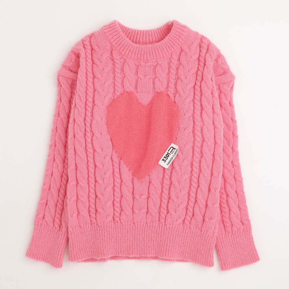 ハートデザインニット