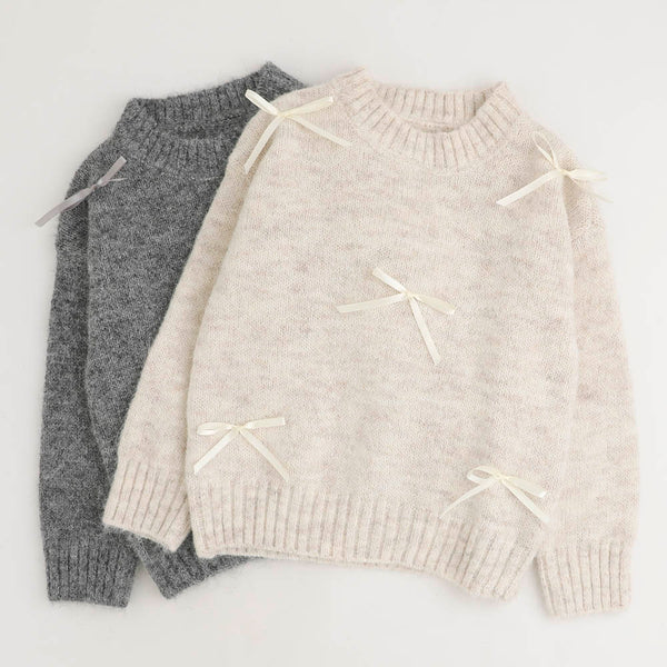 リボンニットプルオーバー