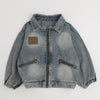 ヴィンテージライクジップデニムジャケット