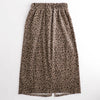 レオパードロングIラインスカート