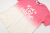 ロゴプリントグラデーションオーバーサイズTシャツ
