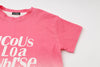 ロゴプリントグラデーションオーバーサイズTシャツ