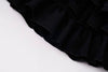 【2点セット】パールリボンフレンチスリーブTシャツ＋ティアードスカート
