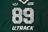 【U.TRACK/ユードットトラック】オーバーサイズレースナンバーロゴトレーナー