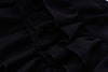 【2点セット】パールリボンフレンチスリーブTシャツ＋ティアードスカート