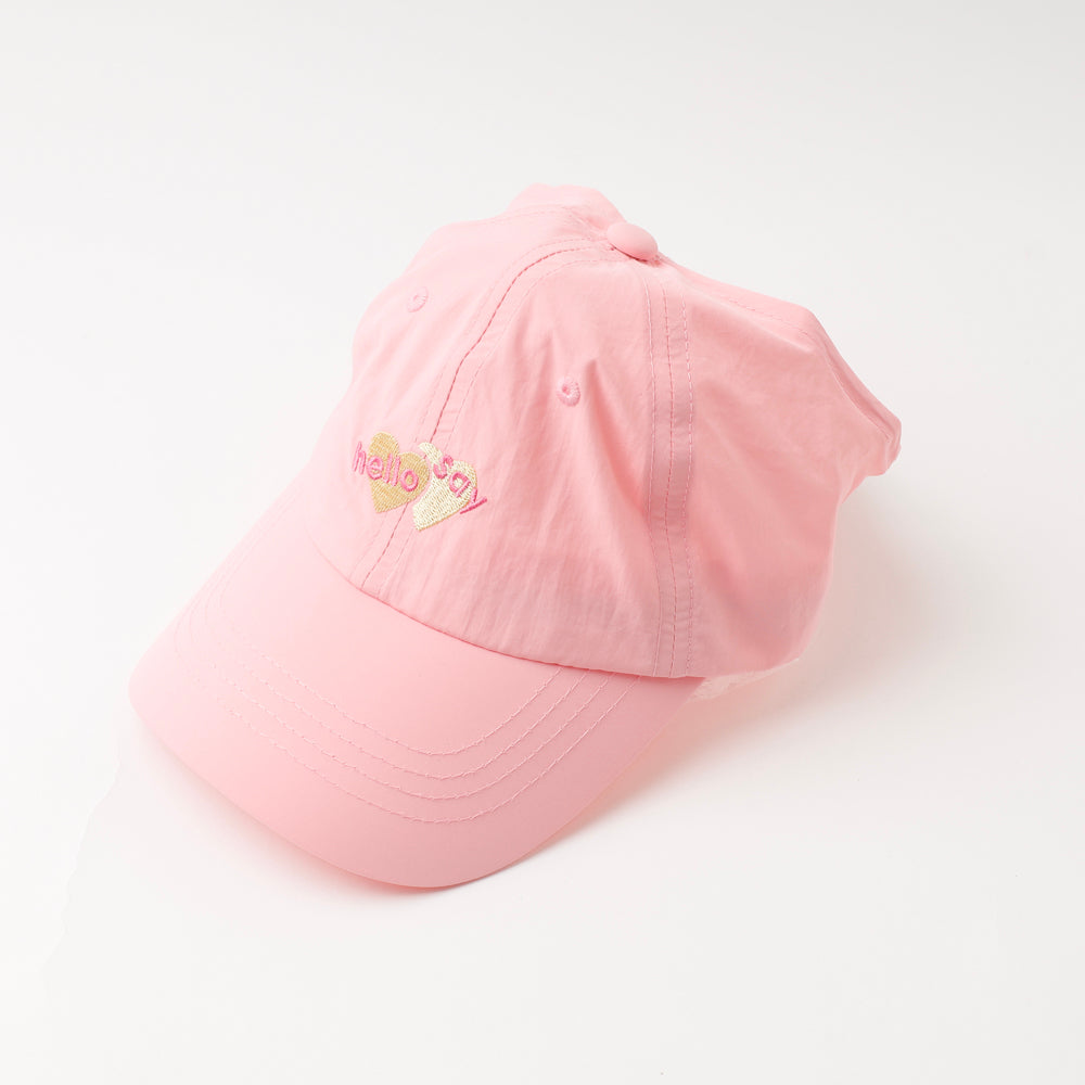 ミニハート刺繍デザインキャップ