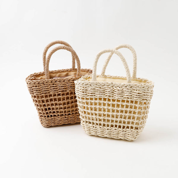 【2way】カゴバッグ