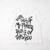 ペイントプリントデザインオーバーサイズTシャツ