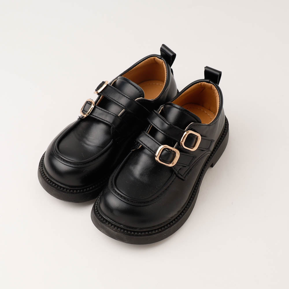 ダブルスクエアバックルベルトローファー