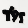 【2点セット】ニットリボンクリップ