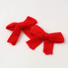 【2点セット】ニットリボンクリップ