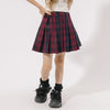【インナーパンツ付】グレンチェックプリーツスカート
