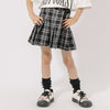 【インナーパンツ付】グレンチェックプリーツスカート