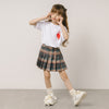 【インナーパンツ付】チェックプリーツスカート