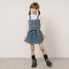 【2点セット】デニムビスチェ＋台形スカート