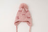 ポンポンリボンニット帽