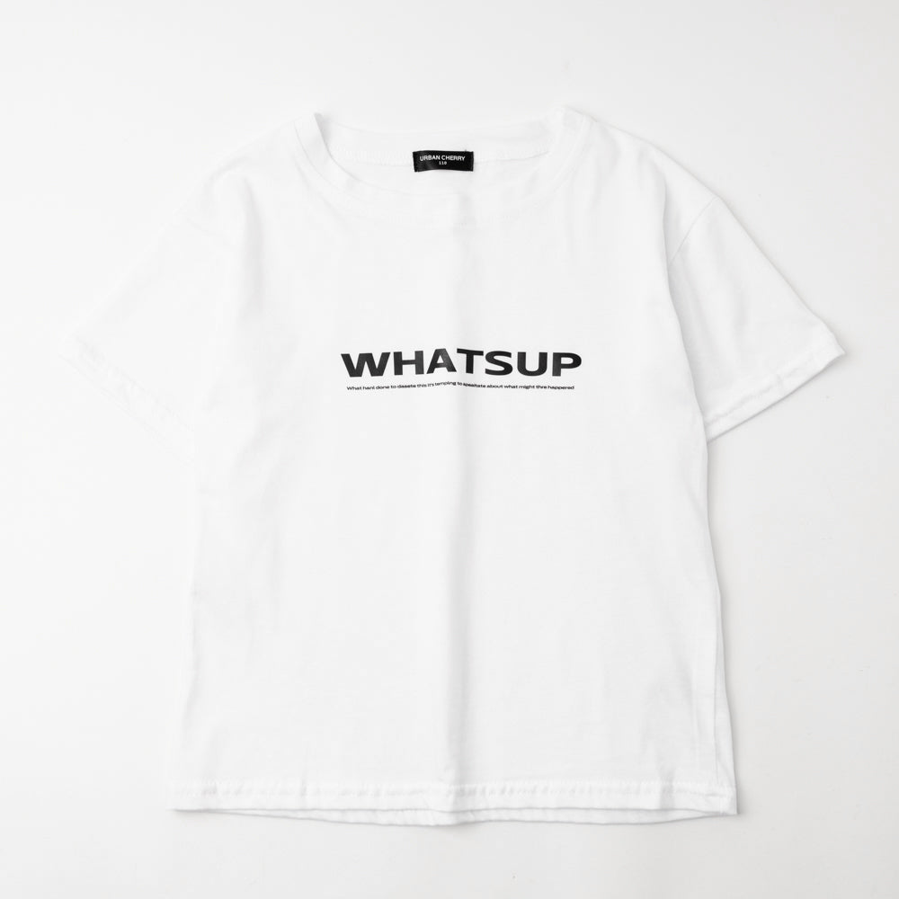 フロントレタリングロゴTシャツ