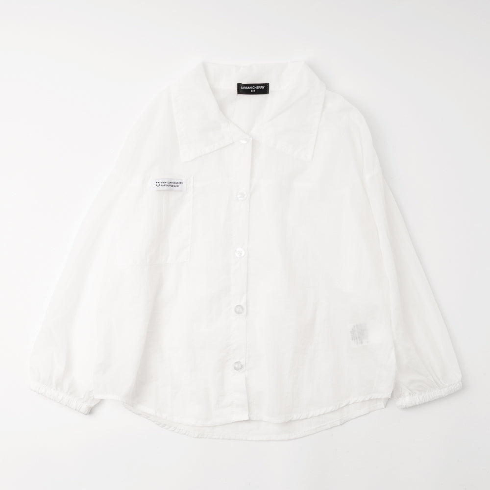 オーバーサイズシアーシャツ