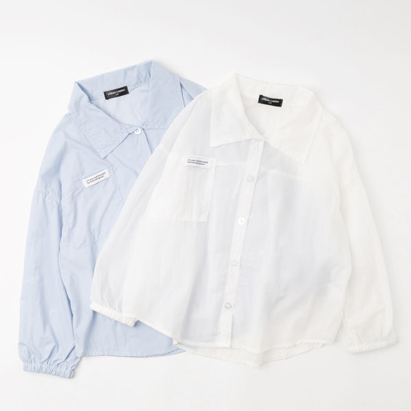 オーバーサイズシアーシャツ