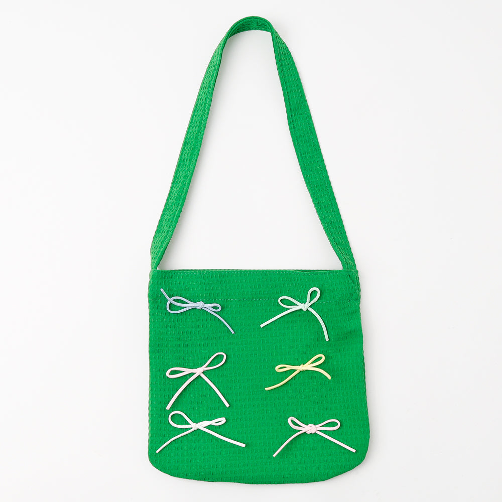 リボンデザインショルダーバッグ