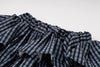 【2点セット】サイドスリットプリントTシャツ＋チェックティアードスカート