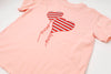 バックハートバルーンデザインTシャツ