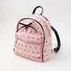 リボンプリントハートチャーム付きリュック
