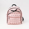 リボンプリントハートチャーム付きリュック
