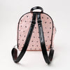 リボンプリントハートチャーム付きリュック