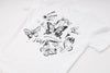 【2点セット】バタフライロゴプリントTシャツ＋ティアードスカート