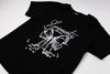 リボンロゴプリントオーバーサイズTシャツ