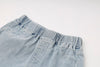 カットワークレースデニムショートパンツ