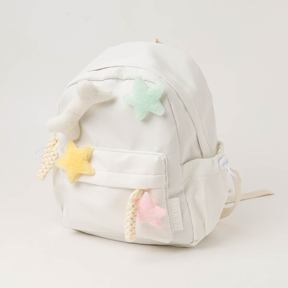 もこもこワッペンカラーバックパック