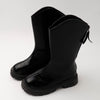アシンメトリーカットロングブーツ