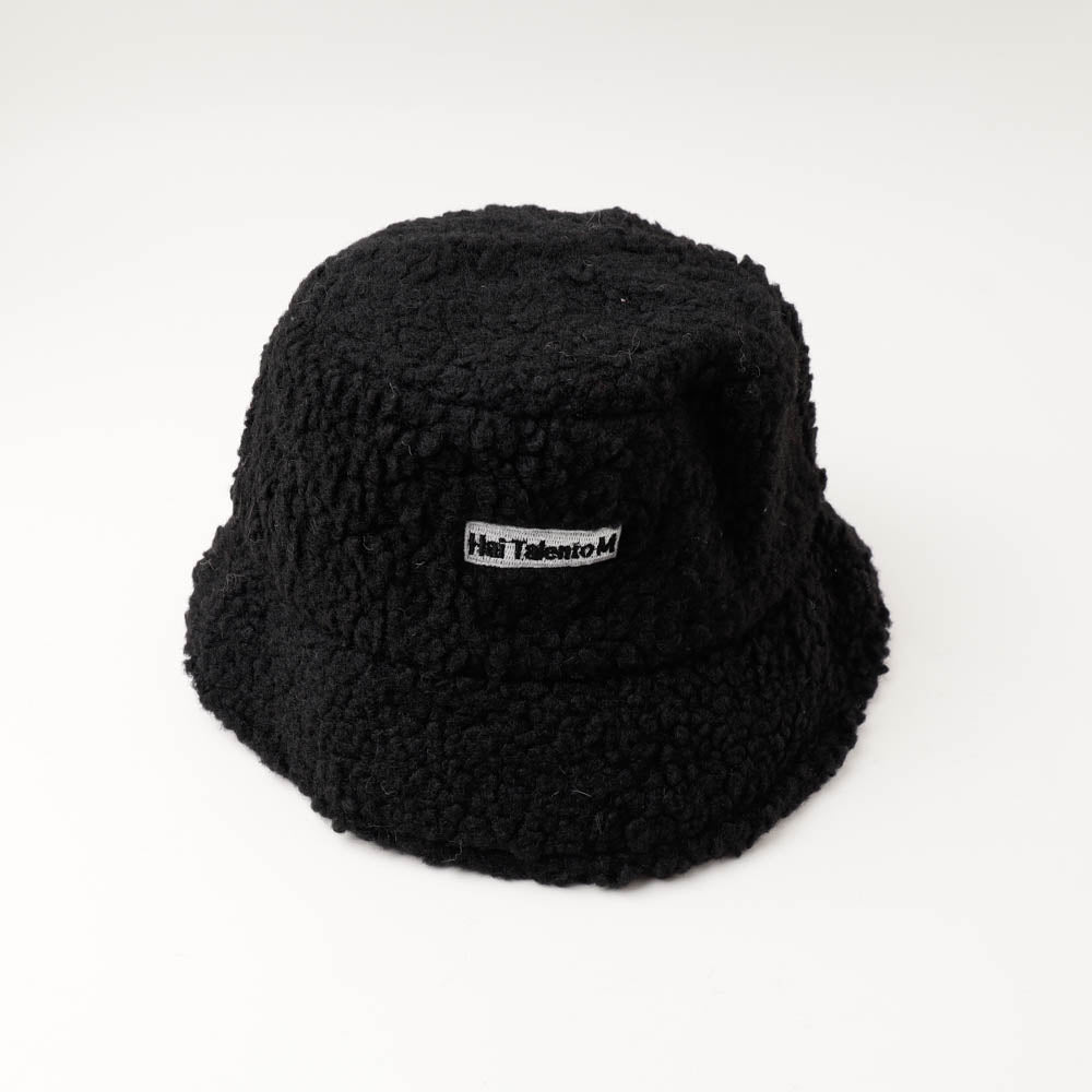 ワンポイントロゴボアバケットハット