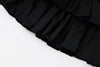 【セパレート2点セット】オープンショルダードッキングフリルトップス＋フリルフレアスカート水着