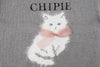 【CHIPIE/シピ】ふわふわシャギーキャットデザインニット