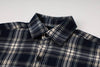 オーバーサイズチェックネルシャツ